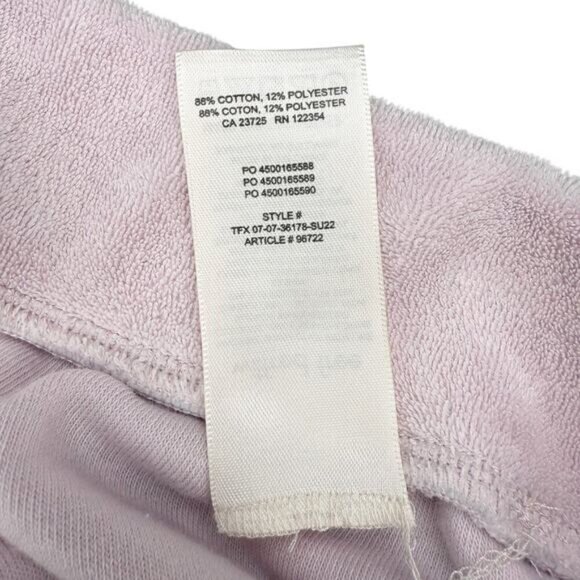 Aritzia Wilfred Free Terry Pull On Mini Skirt In Pink Size Small - Picture 4 of 5